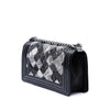 Secondhand Chanel Old Medium Sequin And Patent Boy Flap