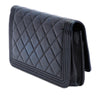 Secondhand Chanel Quilted Aged Calfskin Boy Wallet on Chain