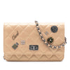 Secondhand Chanel Quilted Aged Calfskin Reissue 2.55 Lucky Charms Wallet On Chain