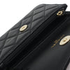 Secondhand Chanel Quilted Calfskin Maxi Pearls Clutch With Chain