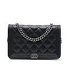 Secondhand Chanel Quilted Caviar Boy Wallet on Chain