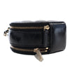 Secondhand Chanel Quilted Glazed Lambskin Handle With Care Round Vanity Case with Chain