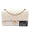 Secondhand Chanel Quilted Metallic Aged Calfskin Reissue 2.55 Double Flap 226