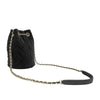 Secondhand Chanel Quilted Velvet Crystal Pearl Crush Bucket Bag