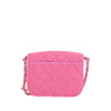 Secondhand Chanel Small CC Quilted Denim Messenger Flap