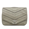 Secondhand Chanel Small Chevron Calfskin Embellished Data Center Envelope Flap