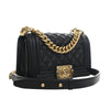 Secondhand Chanel Small Quilted Caviar Boy Flap