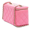 Secondhand Chanel Small Quilted Lambskin Trendy CC Vanity Case with Chain