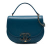 Secondhand Chanel Small Shiny Calfskin and Quilted Goatskin Coco Curve Flap