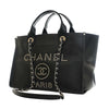 Secondhand Chanel Small Studded Caviar Deauville Tote