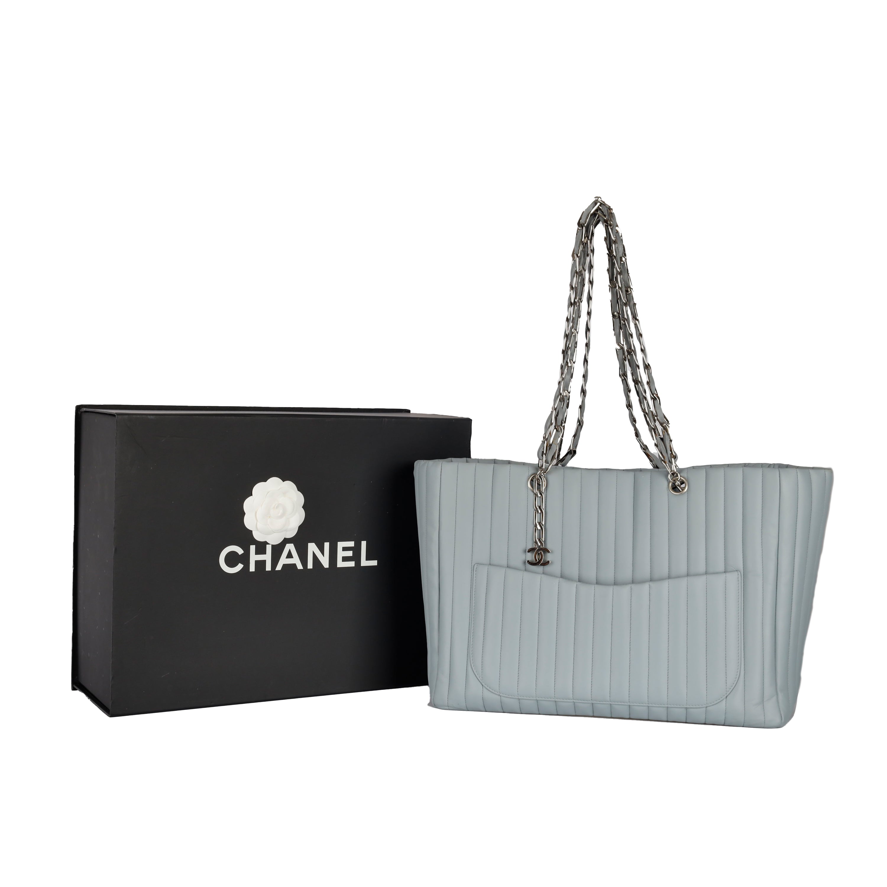Chanel Mademoiselle Tote Vertical Quilt Lambskin - ShopStyle