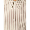 Romeo Gigli Beige Striped Cotton Shirt - '90s Second hand