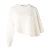 Chanel White Asymmetric Sweater - 2000s Second hand