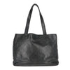 Chanel Black Leather Tote Bag - 2000s Second hand