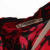 Guy Laroche Red and Black Silk Blouse - '80s Second hand