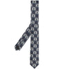 Gianfranco Ferré Blue Cameo Printed Silk Tie - '90s Second hand