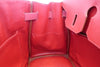 Hermes Birkin Handbag Red Courchevel with Gold Hardware