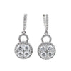 Non Signe / Unsigned Diamond Earrings K18WG 3.2 g D1.7 Secondhand