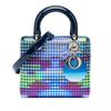 Secondhand Dior Dior Lady Art No 3 Edition Li Shurui Medium Calfskin Printed and Studded Lady Dior