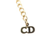 Secondhand Dior Gold Plated Enamel and Strass Choker Necklace