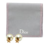 Secondhand Dior Gold Plated Faux Pearl Star Tribales Push Back Earrings