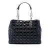 Secondhand Dior Large Patent Cannage Lady Dior Soft Shopping Tote