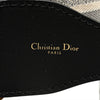 Secondhand Dior Leather and Canvas Embroidered Logo Belt
