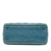 Secondhand Dior Medium Denim Cannage Acrylic Handles Lady Dior