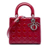 Secondhand Dior Medium Patent Cannage Lady Dior