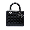 Secondhand Dior Medium Patent Cannage Lady Dior