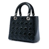 Secondhand Dior Medium Patent Cannage Lady Dior