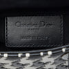 Secondhand Dior Micro Calfskin Houndstooth Embossed Macro Lady Dior