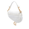 Secondhand Dior Mini Oblique Embroidered Canvas Saddle Bag