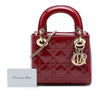 Secondhand Dior Mini Patent Cannage Lady Dior
