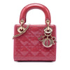 Secondhand Dior Mini Patent Cannage Lady Dior