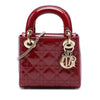 Secondhand Dior Mini Patent Cannage Lady Dior