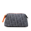 Dior Oblique Denim Flight Cosmetic Pouch Secondhand