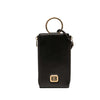 Secondhand Dolce & Gabbana Calfskin Logo Plaque Strapped Wallet