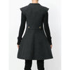 Chanel Dark Grey Overcoat Dress - 2000s Second hand