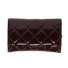 Chanel Burgundy Patent Leather Wallet - 2010s Second hand