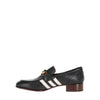 Gucci x Adidas Black Leather Loafers - 2020s Second hand
