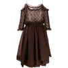 Romeo Gigli Brown Dress - '90s Second hand