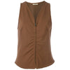 Romeo Gigli Brown Vest - 2000s Second hand