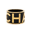 Chanel Black and Gold Logoed Bracelet - '90s Second hand