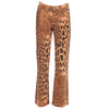 Roberto Cavalli Leopard Print Stretch Trousers - 2000s Second hand