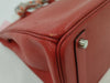 Secondhand Hermes Birkin Handbag Red Ardennes with Gold Hardware