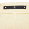 Stone Island Cream Cotton Trousers - 2000s Second hand