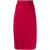 Céline Red Knitted Skirt - '90s Second hand