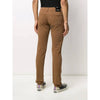 Gianfranco Ferré Brown Skinny Cut-Out Trousers - '90s Second hand