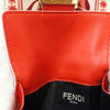 Secondhand Fendi Leather Coral Bandana Baguette Micro Trifold Wallet